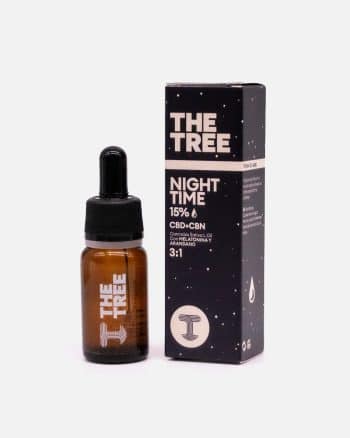 Night Time Oil 15 % : CBD + CBN d'huile pour dormir. Avec pasiflore et arôme de myrtilles.