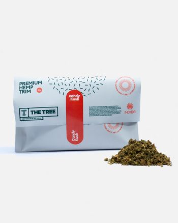 Trim Candy Kush CBD. Cogollos picados