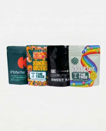 Pack Cali Weed: Zkittlez, Sundae Driver, Pistacho y Sweet Kase