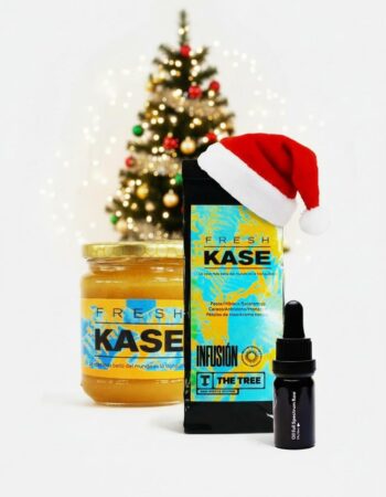 Natürliches Wellness-Paket: Fresh Kase Honig + Bio-Tees + CBD 5 % Raw Öl